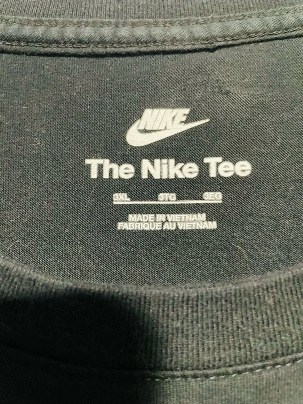 Nike Men's Long Sleeve Logo T-Shirt - Black 3xl big tall